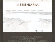 Tablet Screenshot of ebbenjarka.se